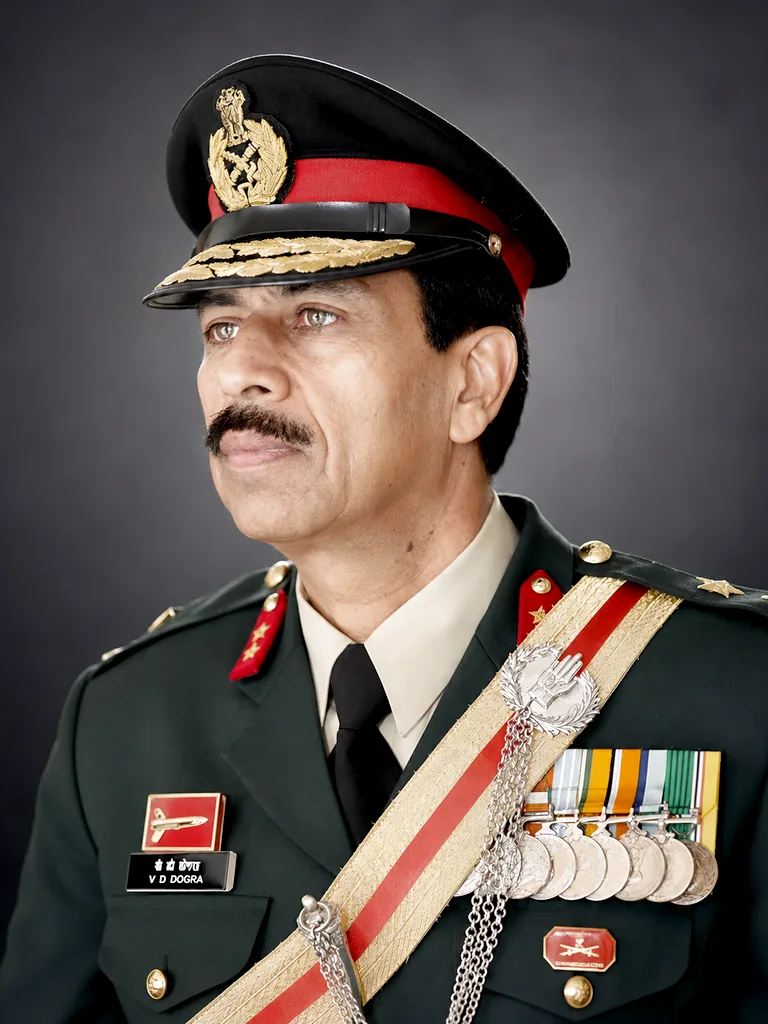 Portrait of Maj. Gen. Vikram Dev Dogra