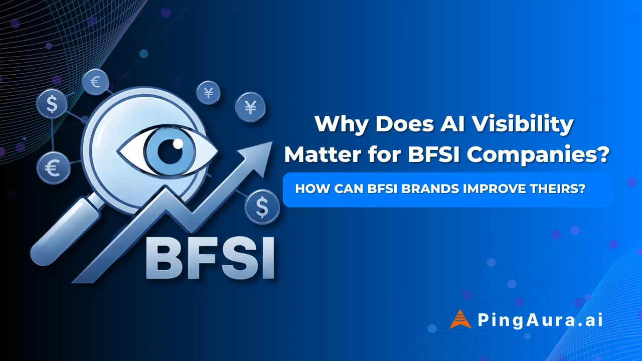 Why Does AI Visibility Matter for BFSI Companies? How Can BFSI Brands Improve...